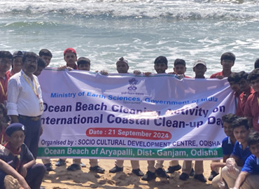 Ocean Beach Cleaning Activity on International Coastal Clean-up Day for Ocean Beach of Balasore, Puri, Jagatsinghpur, Kendrapara & Ganjam District of Odisha