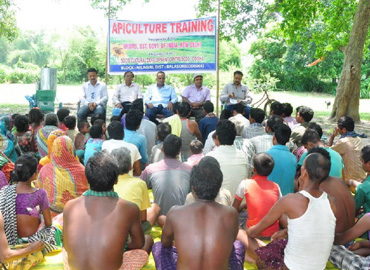 Sri Banamali Sahoo, Chairman, SCDC support Apiculture equipments to Tribal Farmers of Nilagiri Block of Balasore District