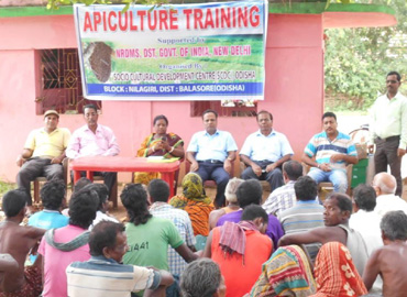 Sri Banamali Sahoo, Chairman, SCDC support Apiculture equipments to Tribal Farmers of Nilagiri Block of Balasore District