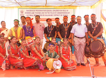 Awareness Program for School Children of Aspirational District (Gajapati, Kalahandi, Rayagada, Mayurbhanj & Nayagarh) of Odisha on Role of Science and Technology in the Field of Conservation of Natural Resources