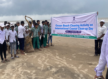 Ocean Beach Cleaning Activity on International Coastal Clean-up Day for Ocean Beach of Balasore, Puri, Jagatsinghpur, Kendrapara&Ganjam District of Odisha