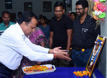 Sri Banamali Sahoo, Chairman, SCDC during Tribal Workshop at FM University, Balasore