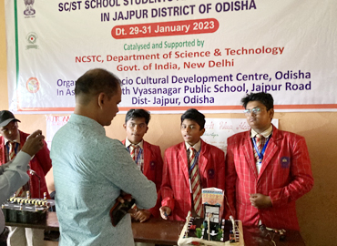 Scientific Awareness Creation-Cum-Exhibition among SC/ST school students and tribal community in Jajpur district of Odisha