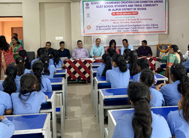 Scientific Awareness Creation-Cum-Exhibition among SC/ST school students and tribal community in Jajpur district of Odisha