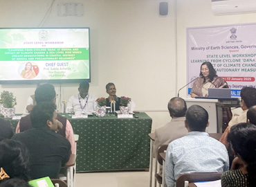 State Level Workshop on Learning From Cyclone ‘Dana’ at Odisha and Impact of Climate Change & Sea Level Rise Which Create Devastations in Coastal District of Odisha